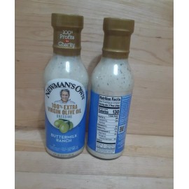 Newman's Own Newmans Own BUTTERMILK RANCH 100% Xtra Virgin Olive Oil NO:soy,canola,
