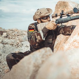 Germany patch, 6 pieces patches, Velcro military punisher patches, sew-on patches, airsoft patch, Velcro skull patches, Velcro for backpacks, tactical clothing, sticker, badge, Velcro straps, 8 x 5 cm