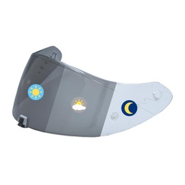 Logto Photochromic Visor Compatible With R420,R1 Air,T520,ST1400 Replacement Transition Motorcycle Helmet Face Shield Visor (R1 Air,T520,ST1400 Clear To Smoke)