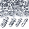 AOKLIT 40Pcs Expansion Screw Petal Nut, M4 M5 M6 M8