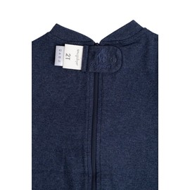 Snugabye Toddler Lightweight Back-Zip Romper- Size 4T, Blue