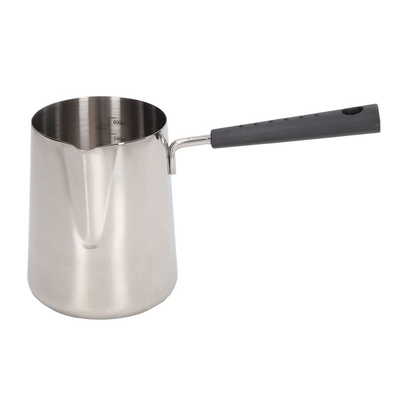 Coffee Milk Frothing Pitcher Cup 304 Stainless Steel Long Handle