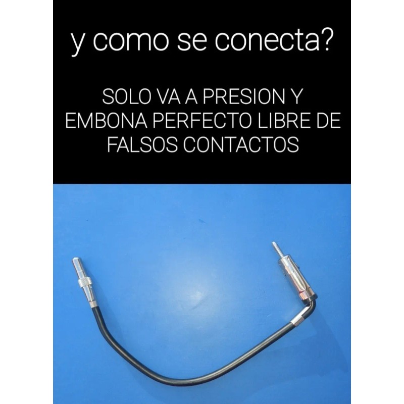 Adaptador Antena Estereo Cherokee Cheroki Años 2002 A 2007 Negro