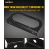 Partsam 2Pcs 6" Oval Tail Light Mounting Brackets [L Shaped]