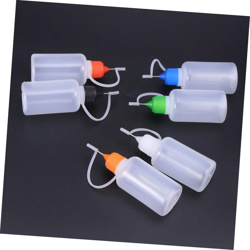 TEHAUX 25 Pack Paint Bottles 30ml Squeeze Bottles for Pigment