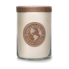 Eco Candle Co. Recycled Candle, Happily Ever After, 26 oz. - Scents of Wedding Bouquets - 100% Soy Wax, No Lead, Kraft Paper Label & Lid, Hand Poured, Phthalate Free, Made from Midwest Grown Soybeans