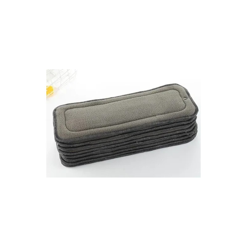 5 Insertos De Bambu Charcoal 4 Capas Absorbentes Alva Baby