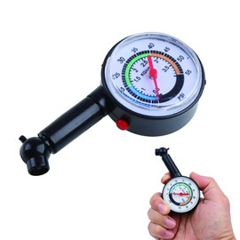 Tyre Pressure Gauge, Air Pressure Gauge with Digital Pressure Display, Digital Tyre Inflator, Air Pressure Gauge, Highly Accurate, Easy to Read Tyre Pressure Gauge, Tester for Car, Motorcycle, Truck