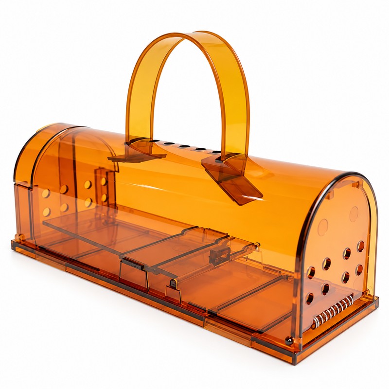 Reusable Mouse Trap Cage for Home & Garden – Plastic