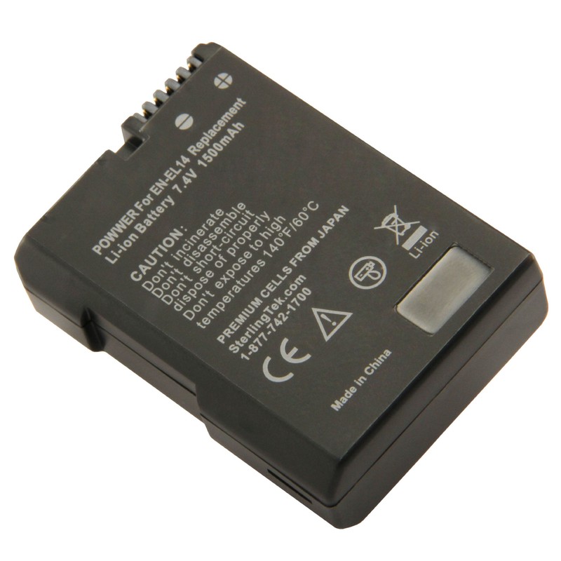 STK EN-EL14 EN-EL14a Battery Pack for Nikon D3200 D3400 D3500