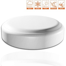 AmFor 32-33 inch Spare Tire Cover, Universal Fit for Jeep, Trailer, RV, SUV, Truck,Tough Tire Wheel Soft Cover Diameter 32" -33", Camper Wheel, Weatherproof Tire Protectors (White)