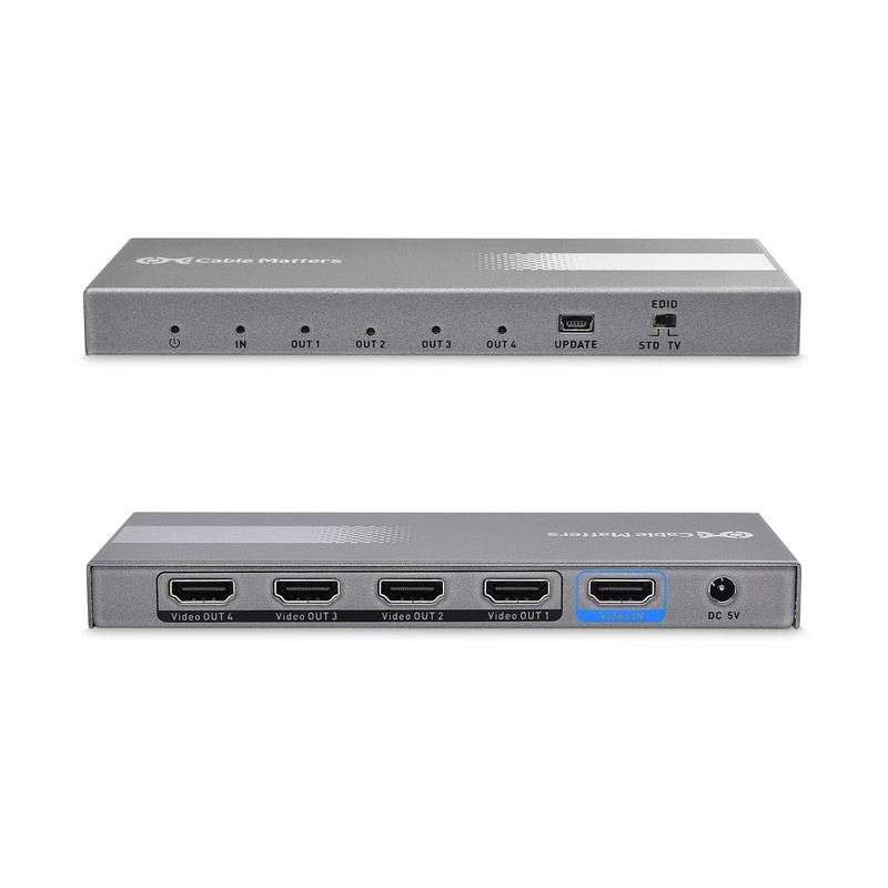 Cable Matters HDMI Splitter HDMI Splitter 1 In 4 Output