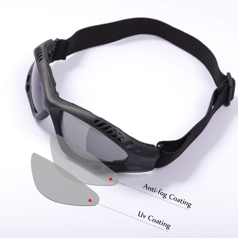 Binboll UV Protective Outdoor Glasses Motorcycle Goggles Military Sunglasses Tactical