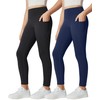 IUGA Girls Fleece Lined High Waisted Yoga Pants with Pockets
