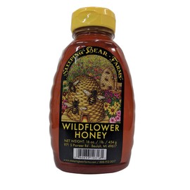 Wildflower Honey 16 oz. Bottle Unpasteurized Unblended No Additives Pure Honey