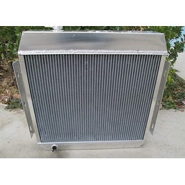 3 Rows Aluminum Radiator For Chevy Bel Air V8 W/Cooler 1955 1956 1957 55 56 57 AT