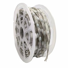 paulzhang DC12V WS2811/WS2812 Pebble Pixel Lights String Seed Pixel Roll 1000LEDS Fairy Lights String for Home, Garden and Courtyard Decoration (Clear Wire 2.5cm Pitch)