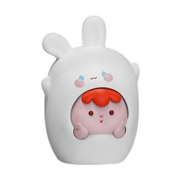 KAEMVMON Mini Bluetooth Speaker, Portable Wireless Speaker for Phone/Desktop, TF Card Support, 8 Hours of Playtime, Cute Micro for Shower, Car, Outdoor and Travel for Women/Men/Kids(White)