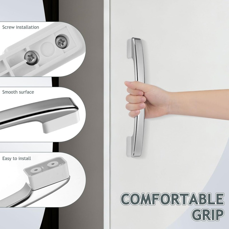 Universal Refrigerator Door Handle Replacement Fridge Handle Repair Part with