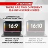 SightPro Magnetic Laptop Privacy Screen 15.6 Inch 16:9 - Removable