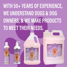 Bio-Groom Silk Creme Rinse Dog & Puppy Conditioner - Hair Detangler for Dogs, Moisturizes Skin & Coat, Removes Tangles & Frizz, Made in USA - 1 Gallon