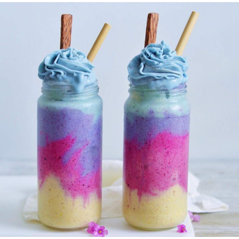 100% Blue SPIRULINA Powder by POPJOY - Vibrant SUPERFOODS