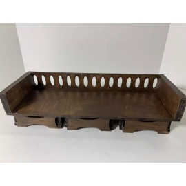 Unbranded Mid Century Modern Sofa Frame 1:12 Scale Doll House Miniature Wood