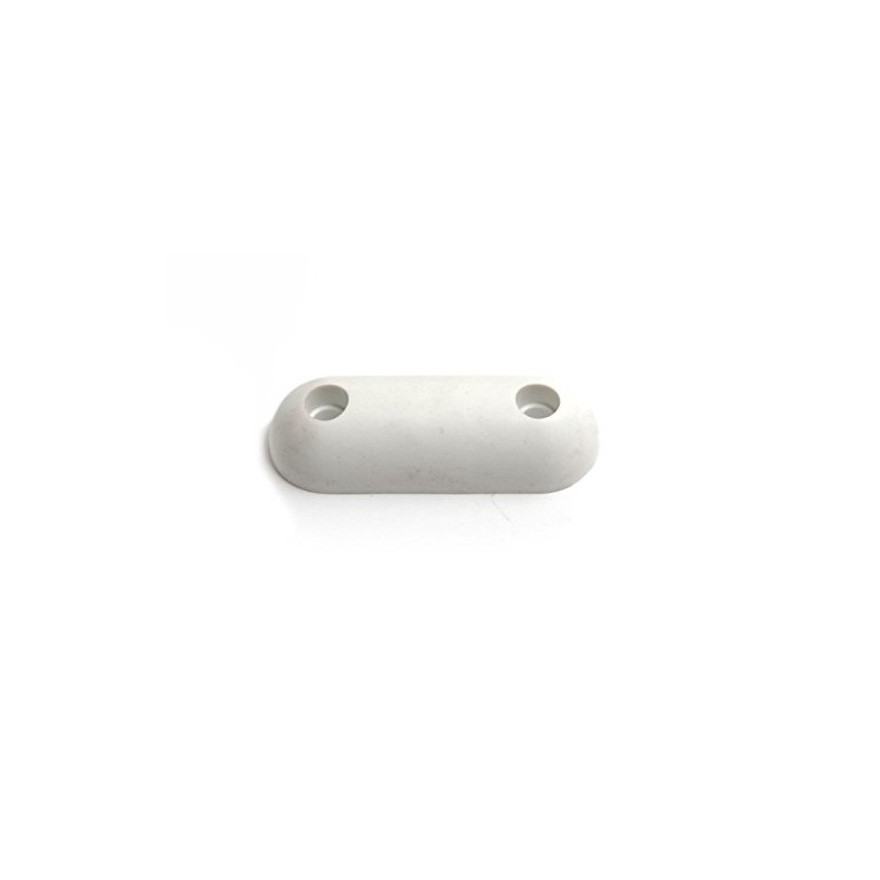 5 x White Oval Rubber Toilet Seat Buffer 60mm x
