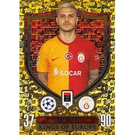 Match Attax Extra 2023 2024 Mauro Icardi Kings Of Europe Trading Card