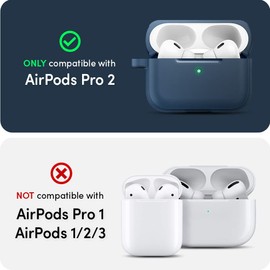 CYRILL by Spigen Cyril Airpods Pro 2 Compatible Case, MagSafe Compatible, Strong Magnetic Force, Qi Charging, Wireless Charging, Durable, Airpods Pro, 2nd Generation Case, Protective Carabiner,