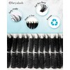 Obeyalash Wimpern Einzelne Extensions Fox Eye Lashes Cluster Cat Eye