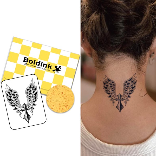 Boldink Temporary Tattoos, semi permanent tattoos, 15-day long lasting tattoo
