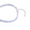 BERGERLIN Genuine Natural Stone Bead Bracelet with 925 Sterling Silver