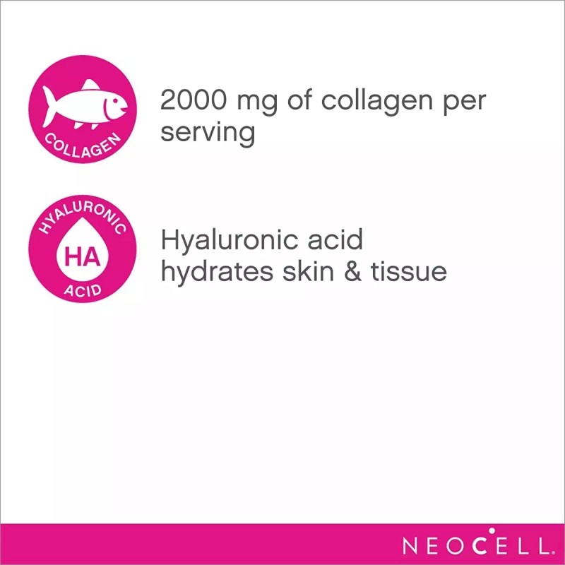 Neocell Marine Collagen Con Acido Hialuronico 120 Capsulás