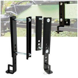 KUAFU Adjustable Weight Distribution Hitch Bracket Support Compatible with 3''-8'' Trailer Frame, Equalizer Hitch Weight Distribution System, Complete for 6k-14k lbs, Steel Powder Coated 2Pcs