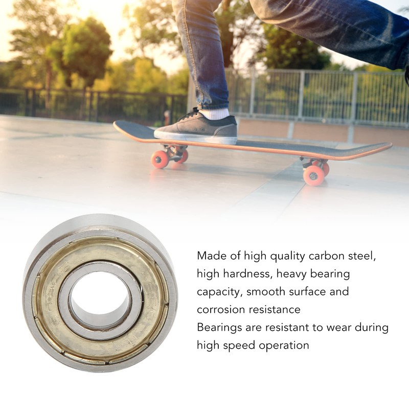 minifinker Skateboard Bearing, High Efficiency ABEC 11 Corrosion Resistance 608ZZ