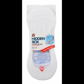 Sox & Lox Buy Sox And Lox Ladies Sports Cushioned Hidden Socks White Size 3 to 9 Online