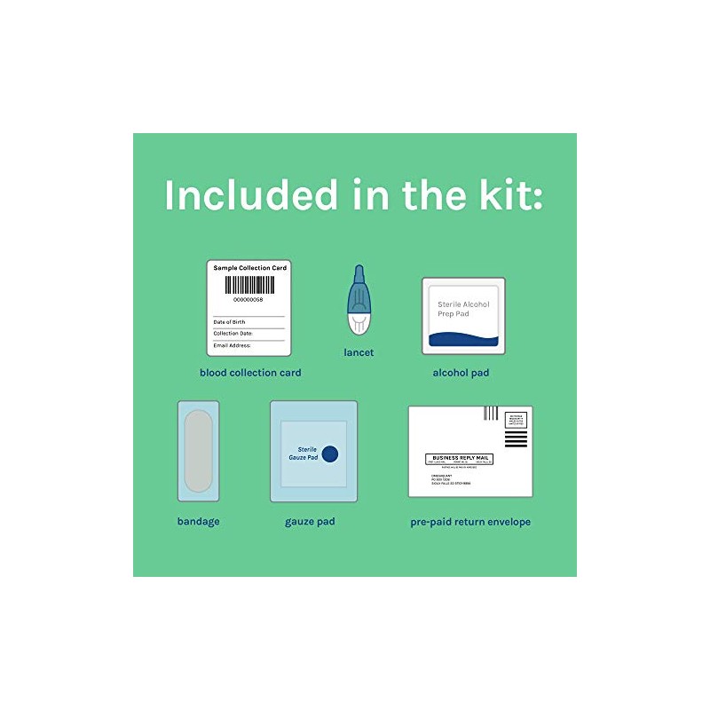 Omega Quant Omega-3 Index Basic Kit de prueba Kit de