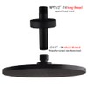 Ceiling Mount Shower Arm with Flange for Rain Shower Head,Stainless