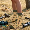 AGRIMONY Funny Hunting Socks for Men Dad Teen Boys -