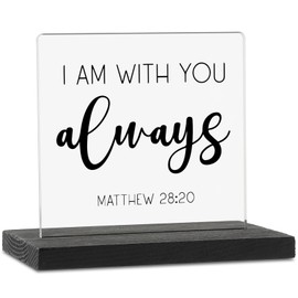 Bible Verse desk decor, Scripture Plaques, Christian Desk Decor for Women, Christian Plaques With Bible Verses, Acrylic Christian Gifts for Women Desk Accessory Decorative Signs ZBB28