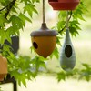 Point-Virgule Nesting Box for Birds, Bird House for Hanging, Acorns,