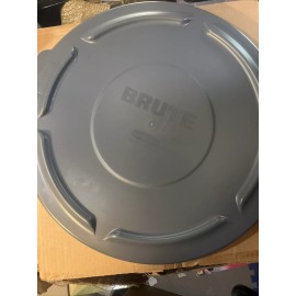 Qty= 2: Rubbermaid Brute 2620 Grey Lid, #1893163