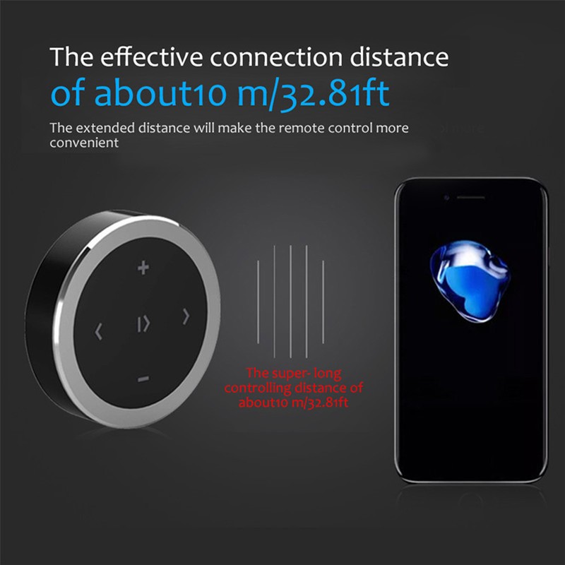 Bluetooth Media Button Smart Silver Button Bluetooth Remote Control Kit