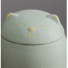 Mozacona Ceramic Jar Embossed Cat Small Candy Dish Sugar Bowl