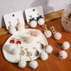 Fur Balls, 6 Colors, 36 Pieces, 0.6 inches (15 mm),