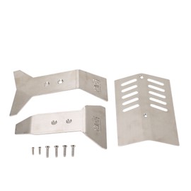 RC Chassis Armor Kit Stainless Steel Chassis Armor Protection Skid Plate Protector Guard for Arrma 1/8 Nero 6S Big Rock RC Car