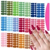 SILPECWEE Nail Polish Strips (20 Sheets, Bright Color), Nail Polish