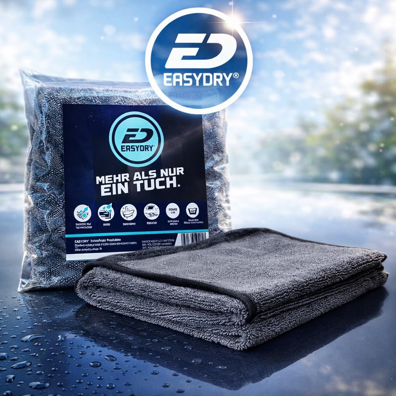 EasyDry Car Drying Cloth XXL Lint Free Ultra Absorbent Streak-free