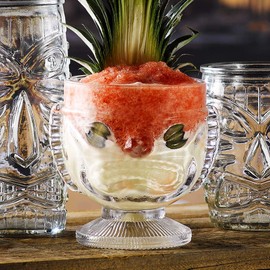 Tiki Glass 14oz / 400ml | 40cl Cocktail Glass, Novelty Cocktail Glass, Hawaiian Glass